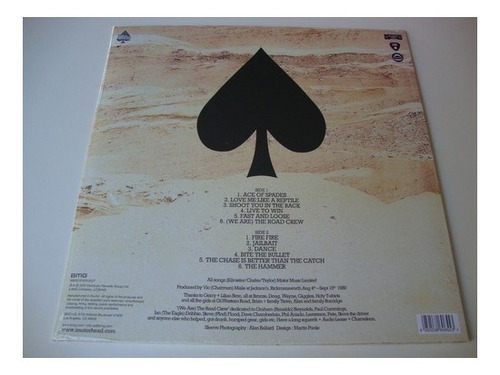 - LP – Vinil – MOTORHEAD – Ace Of Spades – Importado, Lacrado-