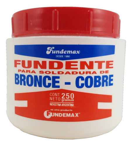 Fundente En Polvo Para Soldadura Bronce Cobre Fundemax 250gr