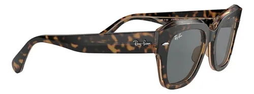 Gafas De Sol Ray-ban State Street Rb2186 Havana - Dark Grey