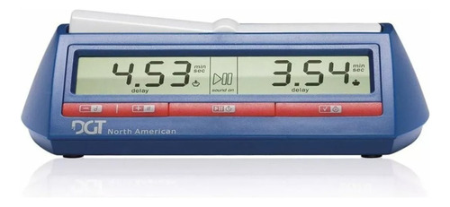 Reloj De Ajedréz Digital Profesional Dgt North American Color Azul