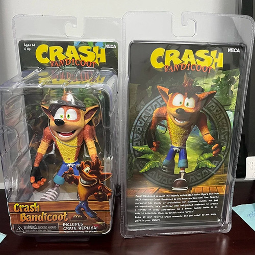 Figura De Acción De Neca Game Crash Bandicoot Sane Trilogy