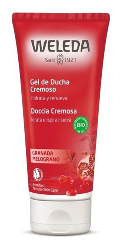 Gel De Ducha Cremoso De Granada Weleda X 200 Ml