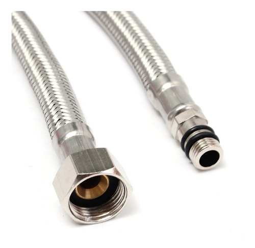 2 Manguera Monomando Iml Conector 40cm Acero Inoxidable