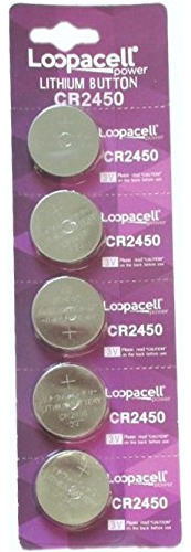 Loopacell Baterias De Litio 3v Cr2450 Paquete De 5