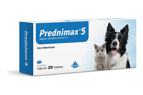 Prednimax 5 Con 20 Tabletas Biozoo