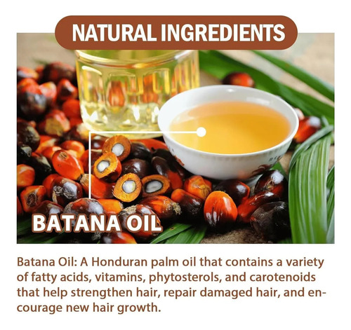 Aceite De Batana Para El Crecimiento Del Cabello, 2pcs A1