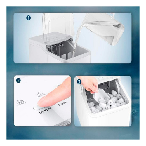 Fabricadora De Hielo 120w Cubos Kumio Icm1232 -