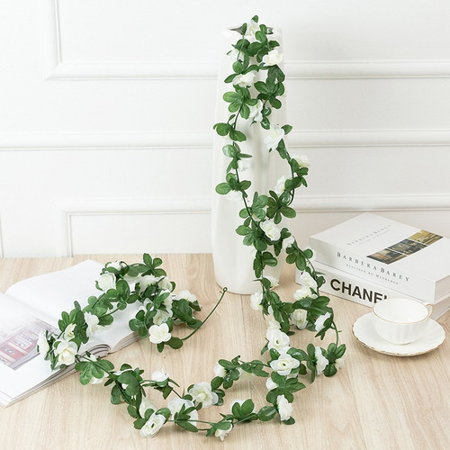Xi 4 Artificiales Peonía Follaje Guirnalda Flores Colgante