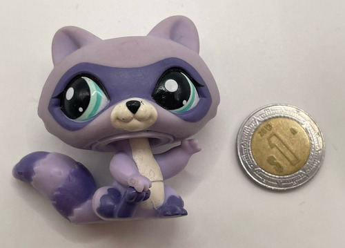 Mapache Raccoon #1957 Littlest Pet Shop Lps Hasbro Little (Usado)