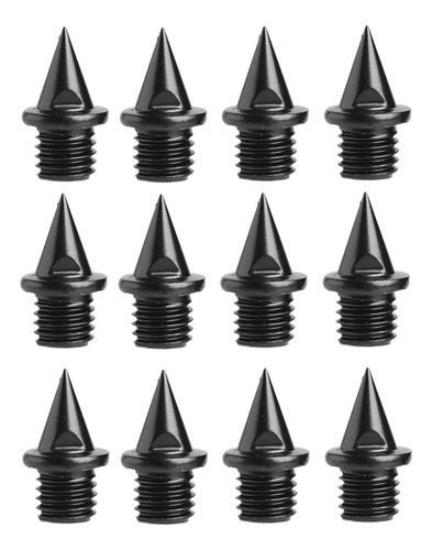 12 Uds. Clavos De Pista, Clavos De Repuesto Ligeros Negro
