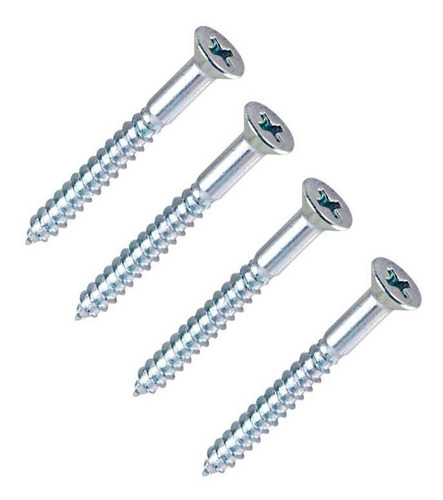 200 Parafuso Inox Philips 4,5x60 Madeira 6cm Jomarfix