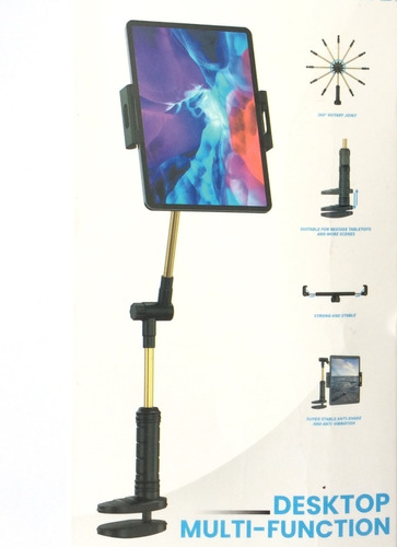 Holder Soporte Flexible Largo Ajustable Tablet iPad Celular 