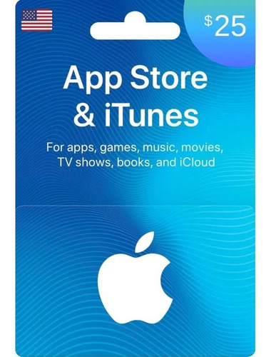 $25.00 Itunes, App Store, Applemusic, Mac, Tarjeta De Regalo