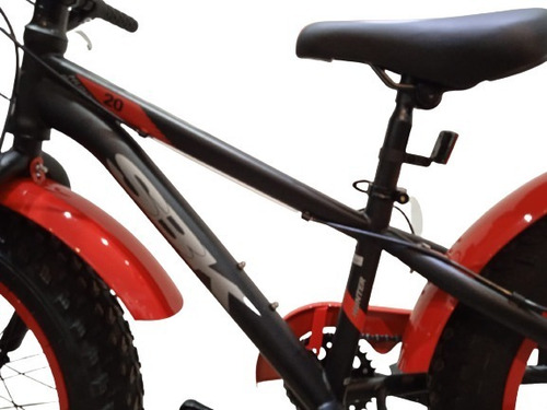 Imagen 4 de 9 de Bici Fat Hunter Rod 20 Ruedas Anchas Sbk Patona 7 V Shimano