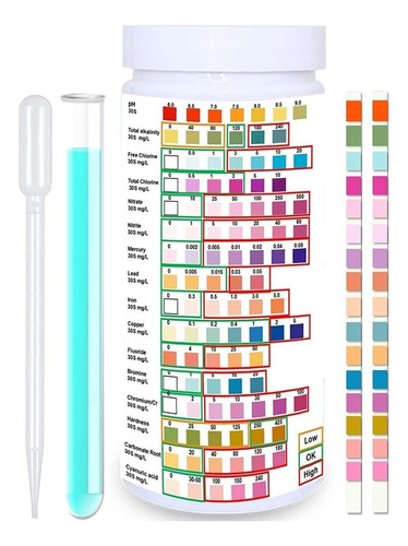 Tiras De Prueba De Agua For Agua Potable - Nivel Epa, Agua E