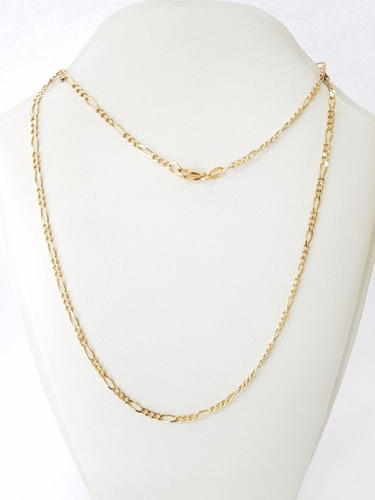 Cadena Figaro Oro 18k 3,9grs 46cm Brumat