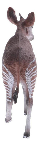 Estatueta De Animal De Okapi Selvagem Figura De Ação