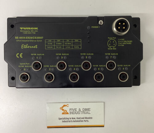 Turck Se-44x4-e924 / Cs30007  9-port Industrial Ethernet Ggi