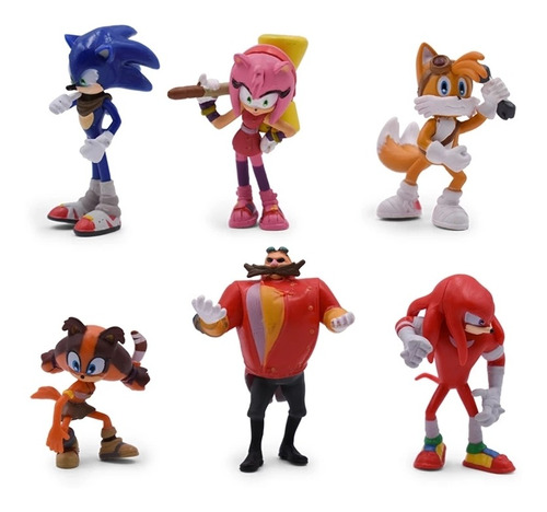 Sonic Set 6 Figuras Modelo D ( Foto)  + Regalito