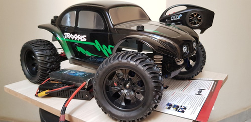 Traxxas Slash 4x4 Baja Fusca Proline Lcg Tsm Bateria/carreg