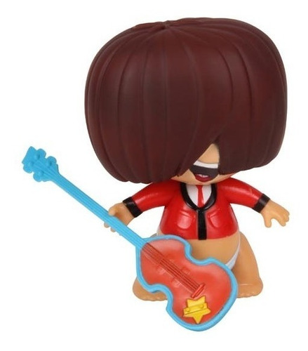 Power Rockers - Figura C/ Instrumento Bajo - Mini Beat - Fuz