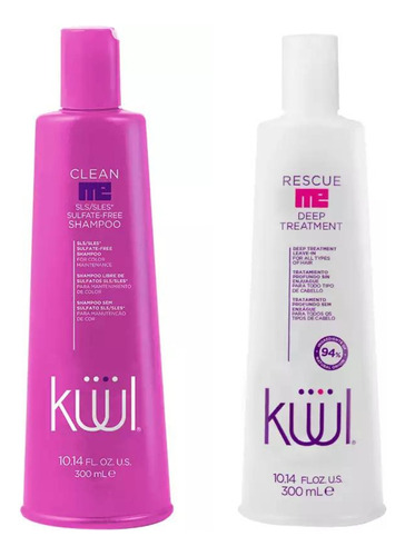 Shampoo Sulfate Free + Tratamiento Reparador Profundo Kuul 