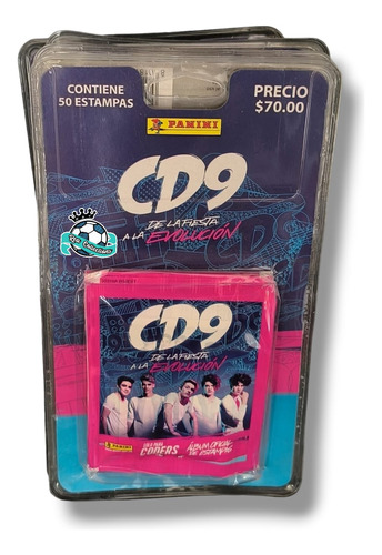 Caja De 50 Sobres Del Álbum De Cd9 (250 Estampas) Panini