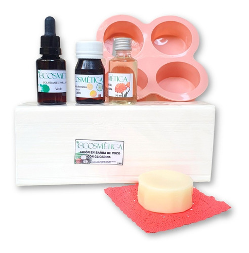 Mini Kit Jabonería Artesanal Más Receta De Regalo Ecosmetica