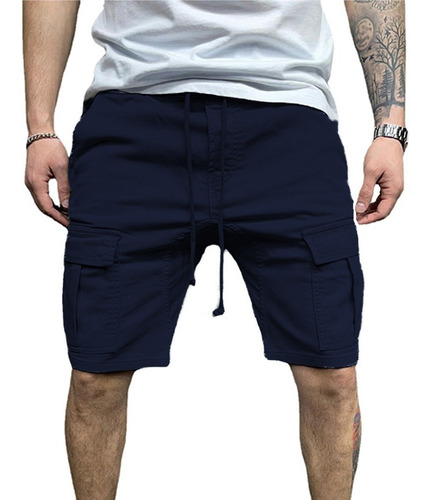 Bermuda Cargo Hombre Casualvarios Bolsillos