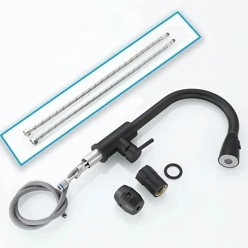 Grifo De Cocina Llave Lavaplatos Monomando Extensible