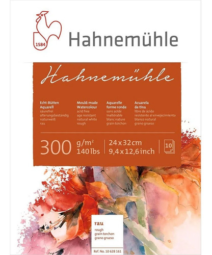 Hahnemühle 300 24x32 300g 10h Grano Grueso