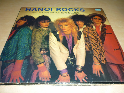 Hanoi Rocks Self Destruction Blues Vinilo Ingles Excelente