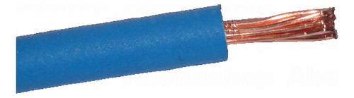 Pack 30x Cable 0.35mm Diam Ext 1.3mm Color Azul Por Metro -p