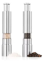 Comprar Set 2 Molinillos Salero Pimentero Acero Inox.