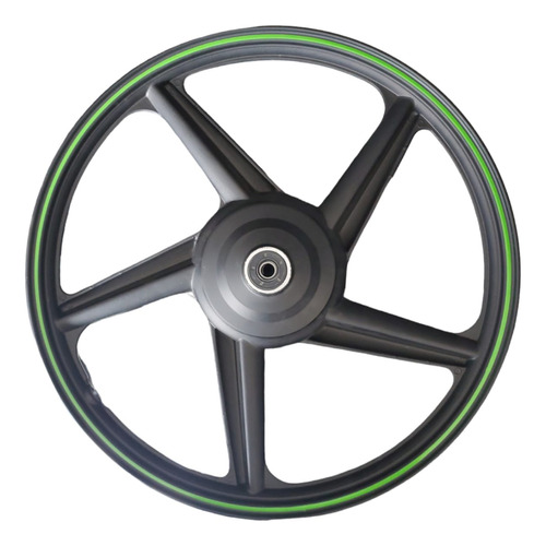 Rin Delantero Aluminio Ft 150ts Negro Verde 23-24 F14030351