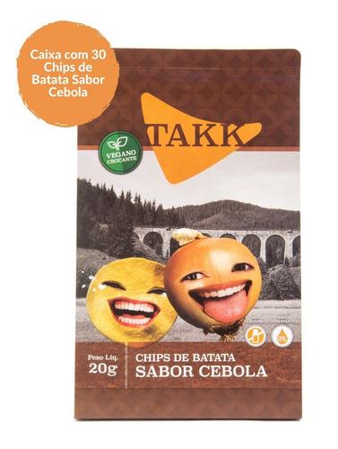 Caixa C/ 30 Chips De Batata Mexicana Sabor Cebola (20g)