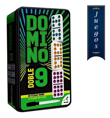 Domino Cubano 9 En Caja Metalica Envio Gratis