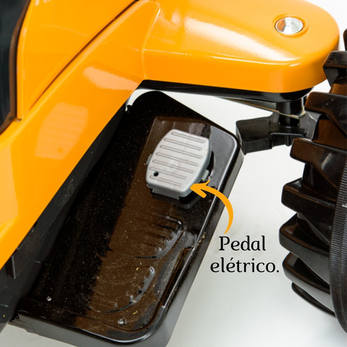 Trator Infantil Elétrico 12v Para Crianças C/ Caçamba Biemme