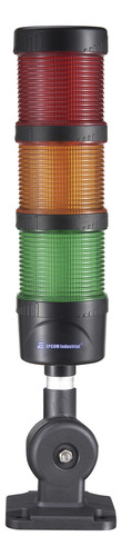 Torre Led Indicadora De Estado De 3 Niveles Color Rojo, Ámba