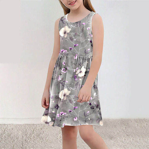 A A La Moda Con Estampado Completo Para Niños De Tamaño