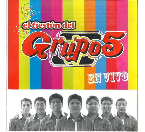 Cd El Fiestón Del Grupo Cinco En Vivo 2008