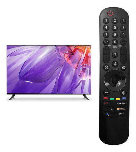 Controle Remoto De Voz Mr22ga Akb76039905 Magic Para 2021