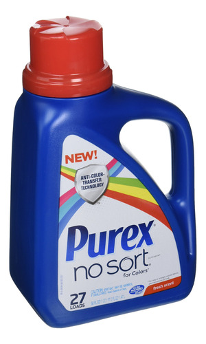 Purex - Detergente Sin Clasificar Para Colores, Aroma Fresc.