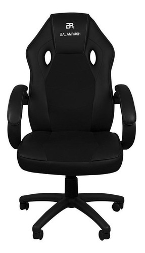 Imagen 1 de 4 de Silla de escritorio Balam Rush Power Rush gamer negra