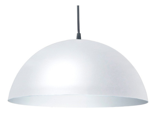 Lampara Colgante Semi Esfera 30 Cm Techo 1 Luz Bulbo E27 