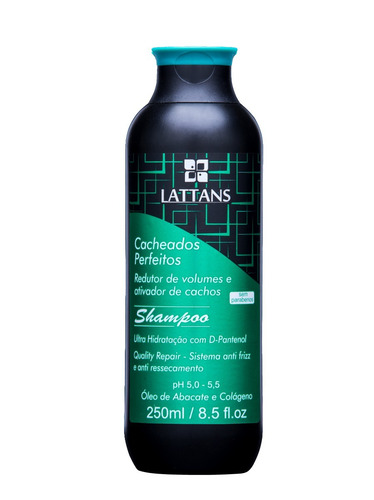 Shampoo Cacheados Perfeitos Lattans 250ml