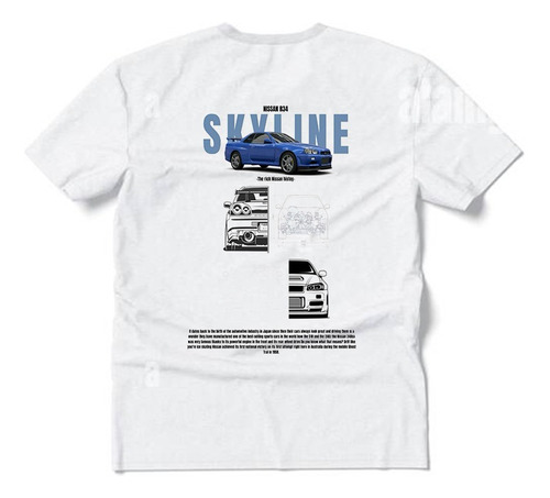 Remera Del Nissan Skyline