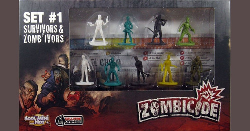 Zombicide Set #1 Survivors & Zombivors Nuevo Sin Uso