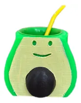 Comprar Mate Palta Con Bombilla Impresión 3d Verde Original Bazar
