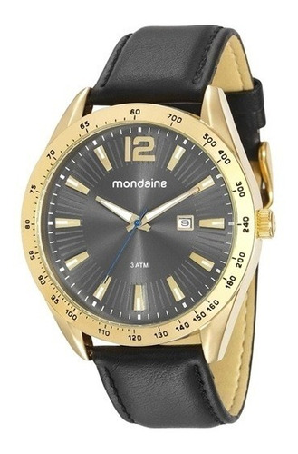 Relógio Mondaine Masculino Couro 76692gpmvdh2 Original